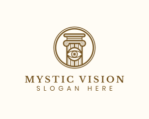 Eye Vision Pillar logo design