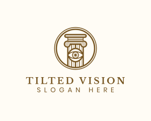 Eye Vision Pillar logo design