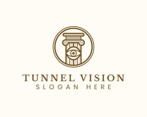 Eye Vision Pillar logo design