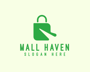 Organic Shopping Bag logo design