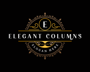 Elegant Luxury Badge logo design