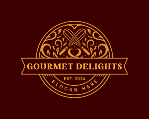 Whisk Gourmet Bakery logo design