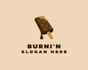 Chocolate Ice Cream  logo design