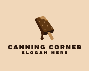 Chocolate Ice Cream  logo design