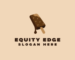 Chocolate Ice Cream  logo design