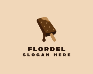 Chocolate Ice Cream  logo design