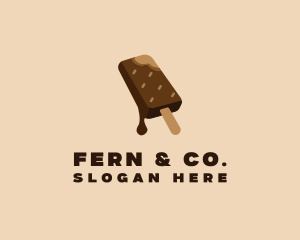 Chocolate Ice Cream  logo design