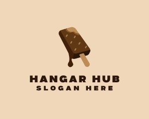 Chocolate Ice Cream  logo design