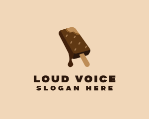 Chocolate Ice Cream  logo design