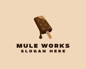 Chocolate Ice Cream  logo design