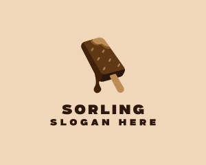 Chocolate Ice Cream  logo design