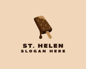 Chocolate Ice Cream  logo design