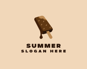 Chocolate Ice Cream  logo design