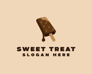 Chocolate Ice Cream  logo design