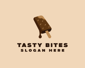 Delicious - Chocolate Ice Cream logo design