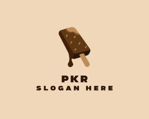 Chocolate Ice Cream  logo design