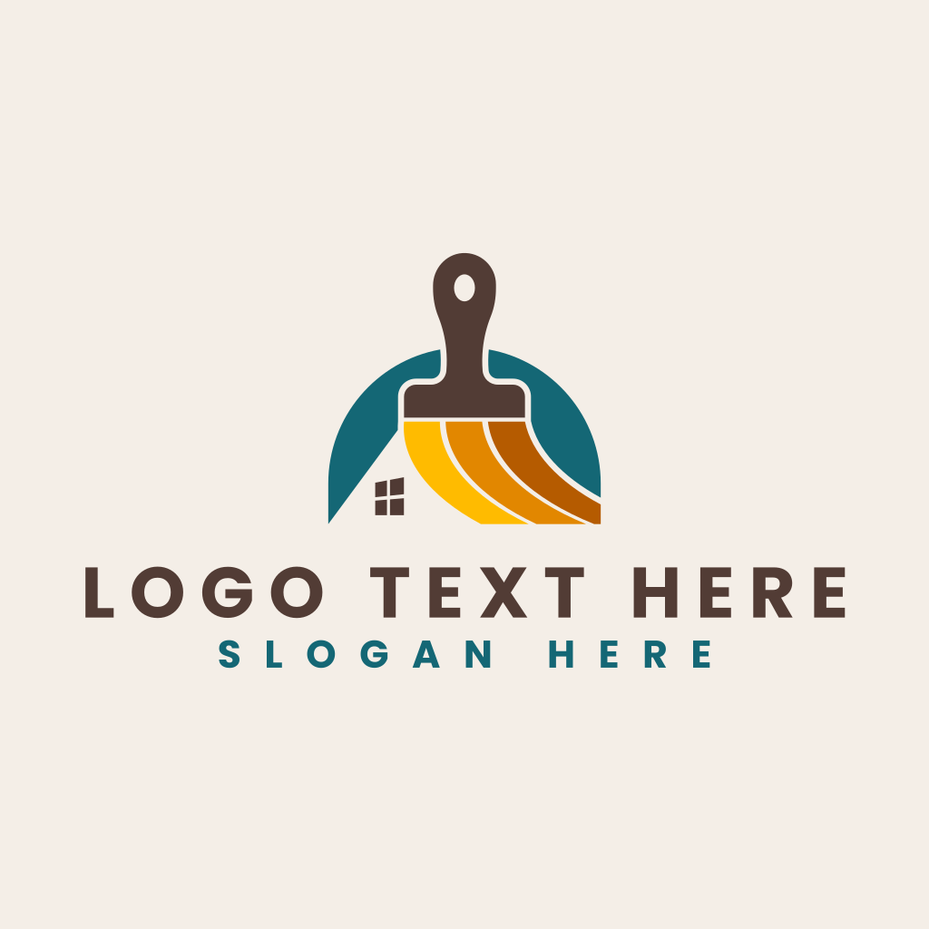 Paint Brush Roofing Logo | BrandCrowd Logo Maker