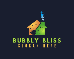 Residential Bubble Cleaning logo design