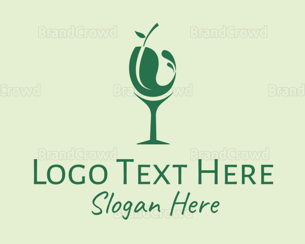 Eco Wine Glass Logo