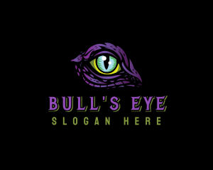 Predator Reptile Eye  logo design