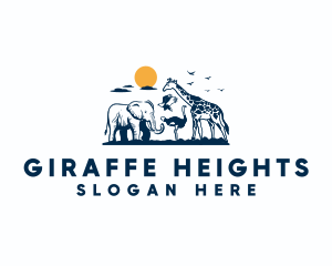 Wildlife Safari Animal logo design