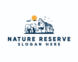 Reserve - Wildlife Safari Animal logo design