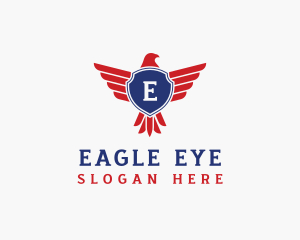 Eagle Wing Crest logo design