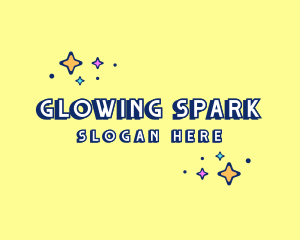 Shine - Quirky Sparkle Star logo design