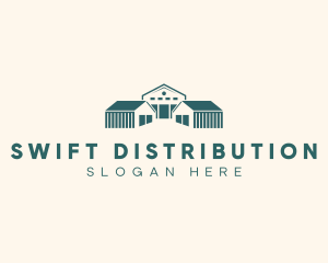 Distribution - Warehousing Distribution Building logo design
