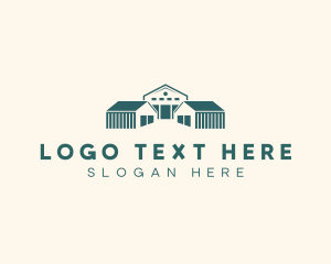 Storage - Warehousing Distribution Building logo design
