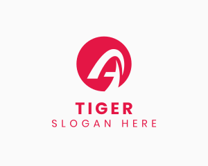 Support - Modern Travel Agency Letter A logo design