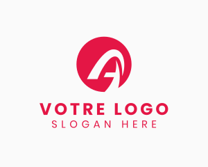 Industry - Modern Travel Agency Letter A logo design