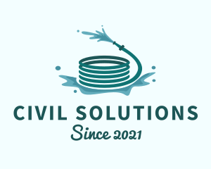 Clean Water Hose  logo design