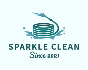 Cleaning - Clean Water Hose logo design
