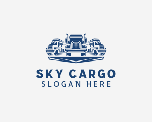 Trucking Shipping Logistics logo design