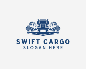 Shipping - Trucking Shipping Logistics logo design