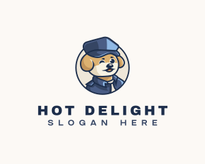 Dog Police Officer logo design