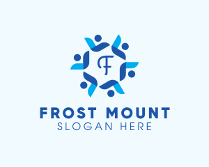 Blizzard Flower Frosting logo design