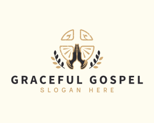 Gospel - Hand Pray Worship Church logo design