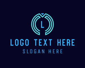 Application - Cyber Software Technology logo design