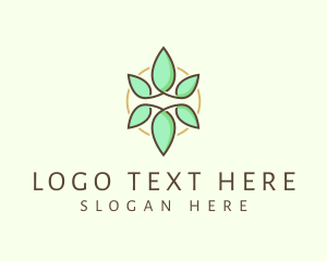Plantation - Natural Herbal Leaf logo design