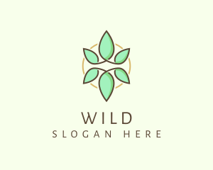 Natural Herbal Leaf Logo