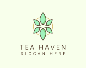 Natural Herbal Leaf logo design