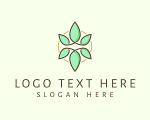 Natural Herbal Leaf Logo