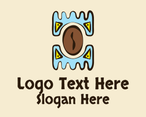 Aztec Coffee Bean Logo