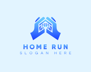 Hand Home Security logo design