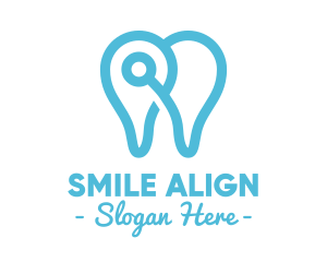 Orthodontic - Modern Tooth Outline logo design