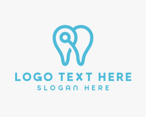 Minimalist - Modern Tooth Outline logo design