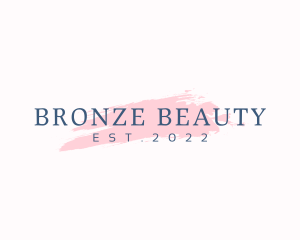 Watercolor Beauty Cosmetics logo design