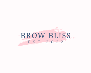 Watercolor Beauty Cosmetics logo design